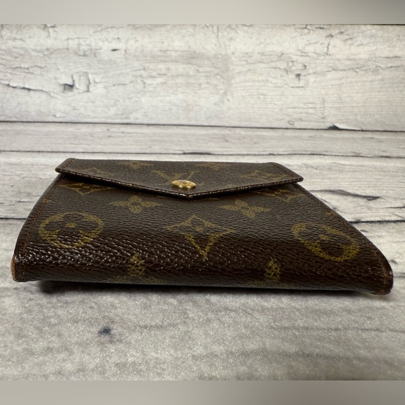 Louis Vuitton Portefeiulle Elise Trifold Wallet Monogram Canvas Leather - Picture 3 of 14